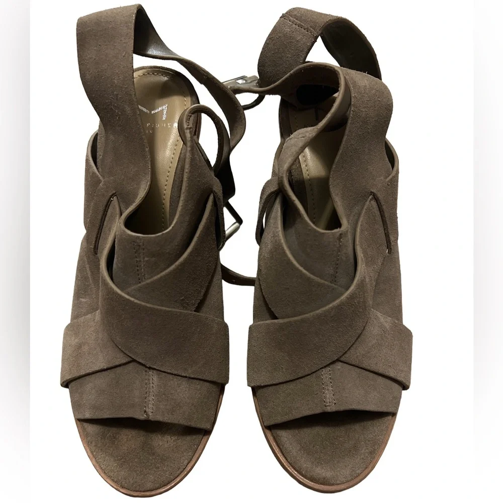 Marc Fisher LTD Valen Sandal TAUPE SUEDE size 6 - Picture 5 of 16